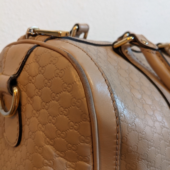 Gucci Guccissima Boston leather bag - Picture 4 of 14